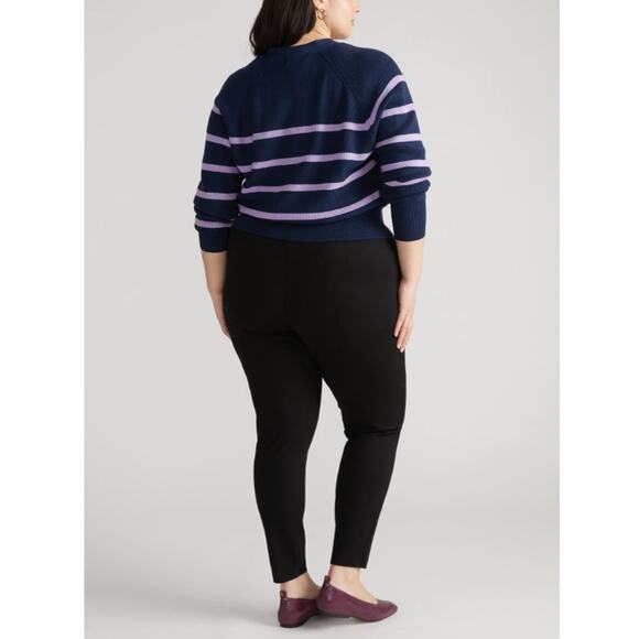 UNIVERSAL STANDARD Gray Moro pocket Smart Signature Ponte Pants 4XS fits 00/0 - Picture 2 of 9